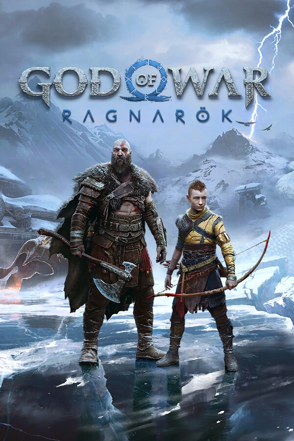 Official God of War Ragnarök promotional artwork from Steam
