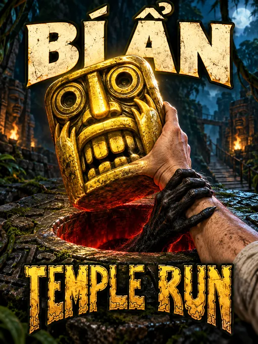 Temple Run AI illustration: the idol will not let go.
