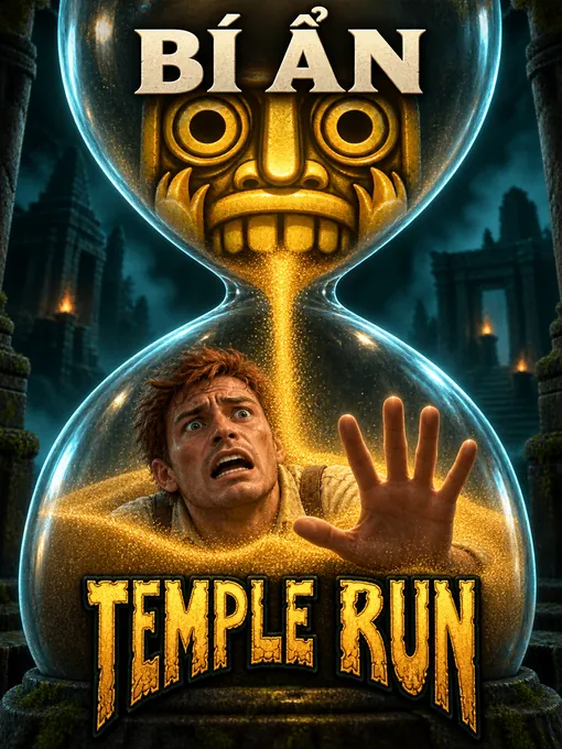 Temple Run AI illustration: time inside the idol.