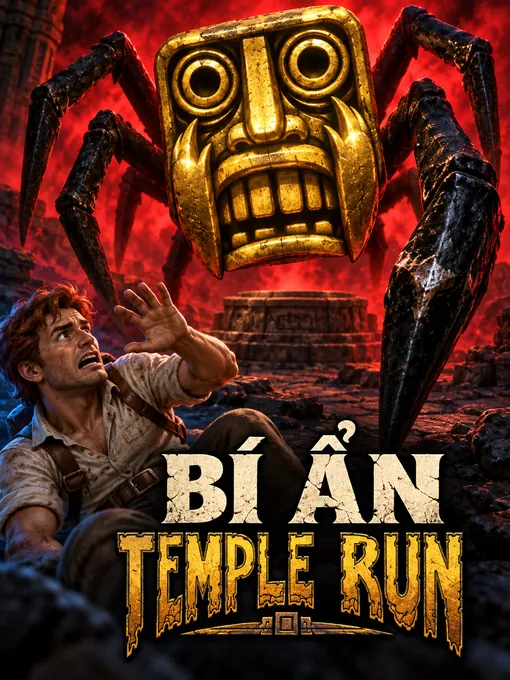Temple Run AI illustration: the idol begins to move.