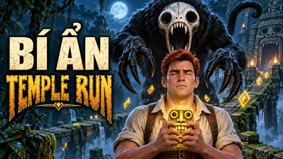 Temple Run AI illustration: a dream within the chase.