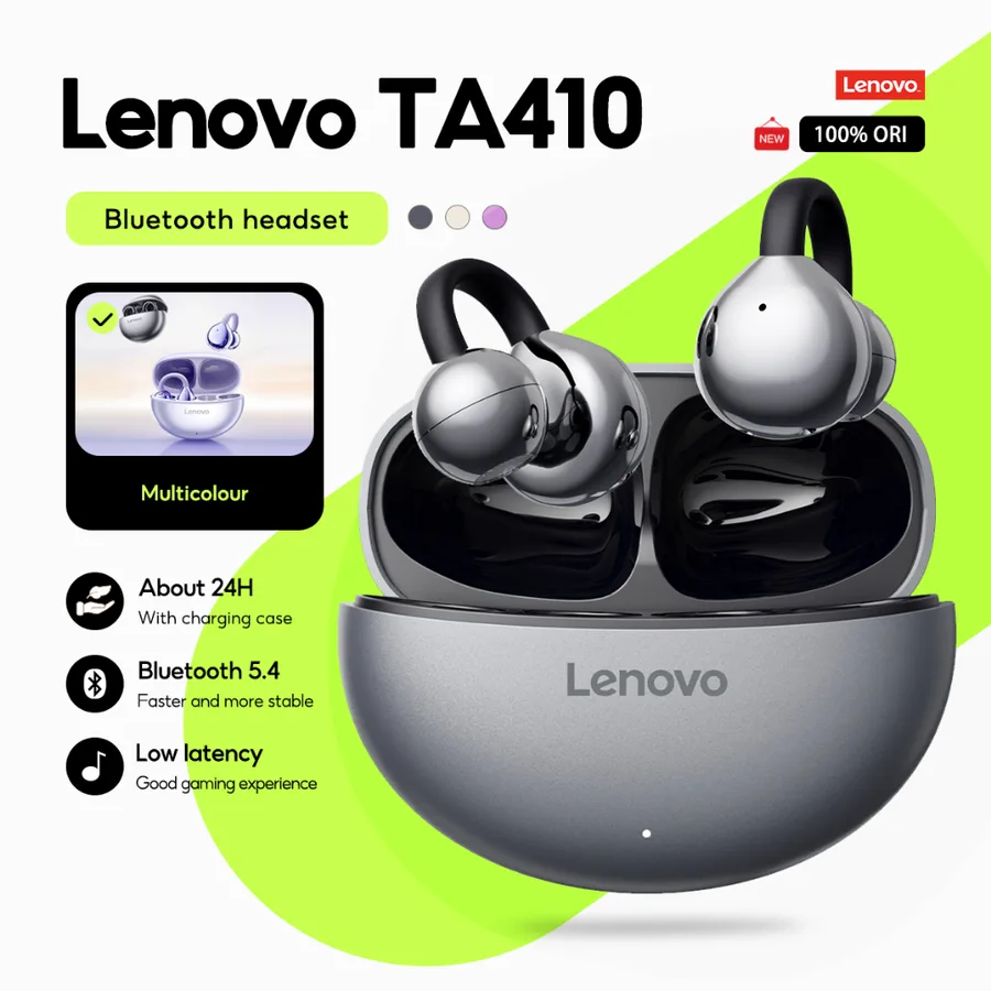 Tai nghe Bluetooth dạng kẹp tai Lenovo TA410
