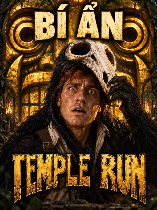 Minh hoạ AI Temple Run: chiếc mặt nạ của kẻ săn đuổi.