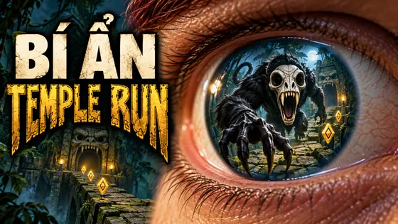 Minh hoạ AI Temple Run: cuộc chạy trong đôi mắt.